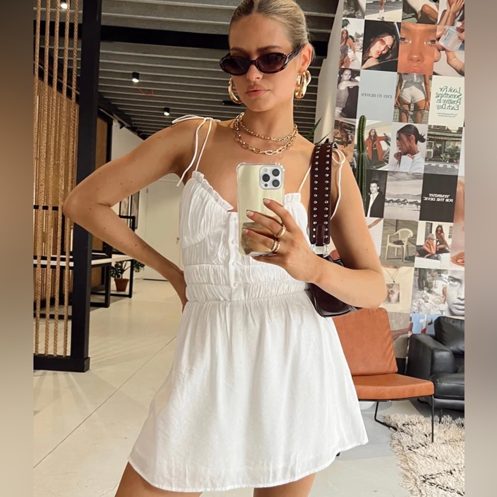 NWT Princess Polly White Mini Dress
